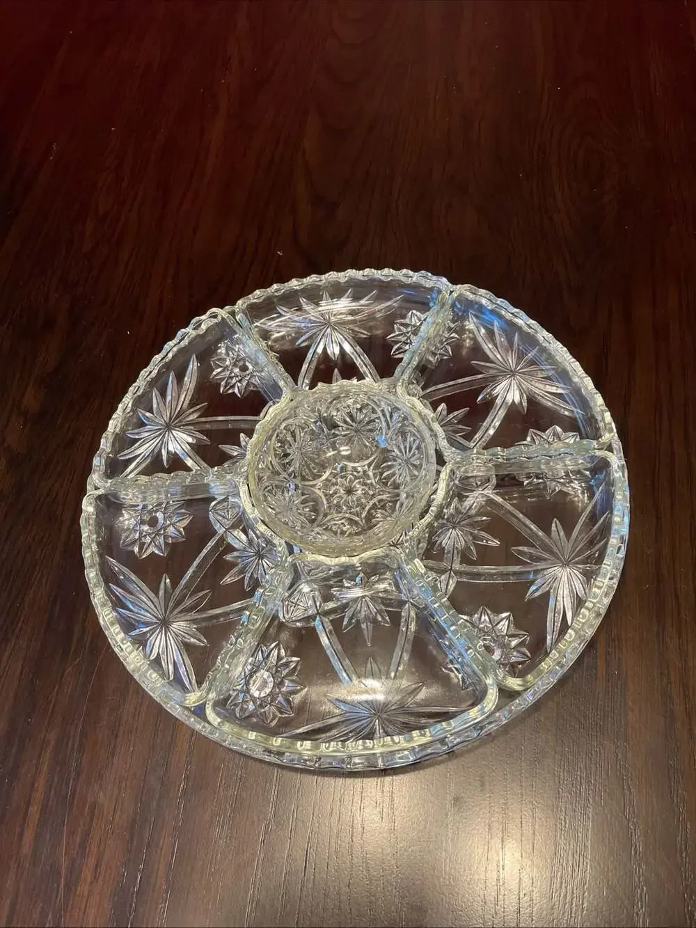 Anchor Hocking EAPC Star of David 8 Piece Lazy Susan Serving Set